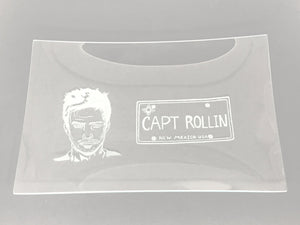 Pinkman Capt Rollin Glass Rolling Tray